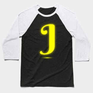 Letter J Letter Art Baseball T-Shirt